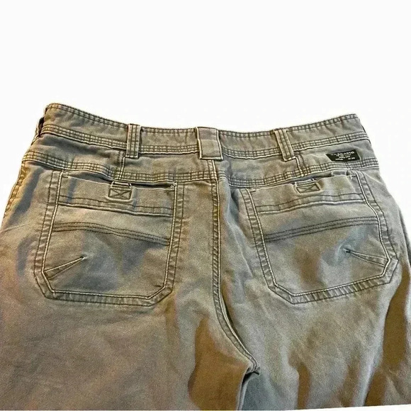 G.H. BASS & CO For Hard Service Stretch Canvas Terrain Gray Cargo Pants size 40 - Picture 10 of 11